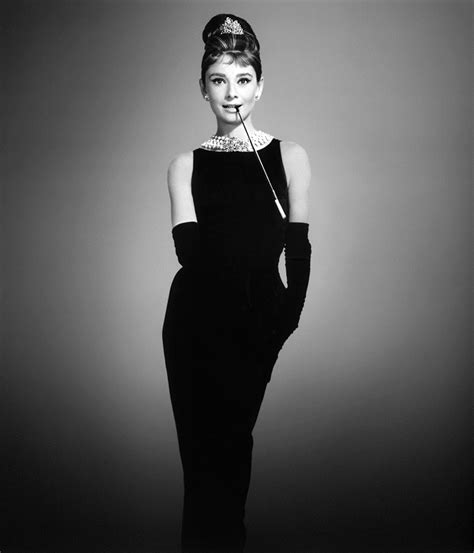 audrey hepburn's black givenchy dress|Audrey Hepburn black outfit.